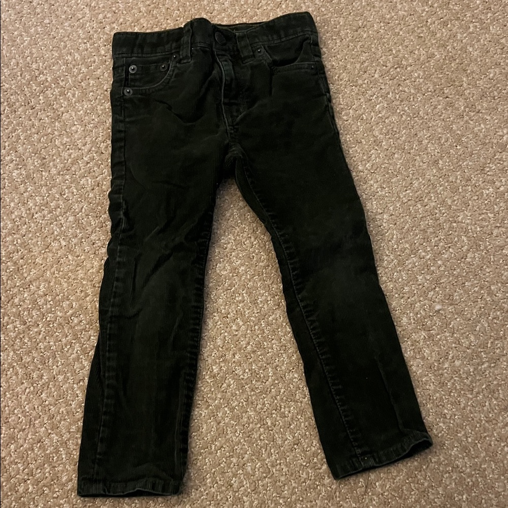 Crewcuts Kids Forest Green Corduroy Pants